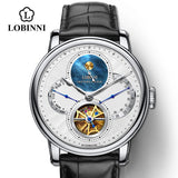 Buy LOBINNI Rome Dial Mechanical Watches with Genuine Leather Strap for Him and get Free Shipping Australia Wide |  | Buy Confidently from Smart Sales Australia