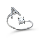Buy A-Z Letter Adjustable Opening Rings For Women and get Free Shipping Australia Wide |  | Buy Confidently from Smart Sales Australia
