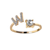 Buy A-Z Letter Adjustable Opening Rings For Women and get Free Shipping Australia Wide |  | Buy Confidently from Smart Sales Australia