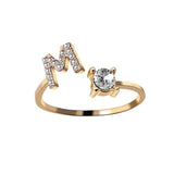 Buy A-Z Letter Adjustable Opening Rings For Women and get Free Shipping Australia Wide |  | Buy Confidently from Smart Sales Australia