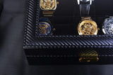 Buy Genuine Leather 10 Slots Portable Black Watch Box and get Free Shipping Australia Wide |  | Buy Confidently from Smart Sales Australia
