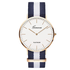 Buy Geneva Nylon Canvas Colour Strap Watches For Him and get Free Shipping Australia Wide |  | Buy Confidently from Smart Sales Australia