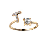 Buy A-Z Letter Adjustable Opening Rings For Women and get Free Shipping Australia Wide |  | Buy Confidently from Smart Sales Australia
