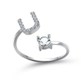 Buy A-Z Letter Adjustable Opening Rings For Women and get Free Shipping Australia Wide |  | Buy Confidently from Smart Sales Australia