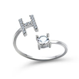 Buy A-Z Letter Adjustable Opening Rings For Women and get Free Shipping Australia Wide |  | Buy Confidently from Smart Sales Australia