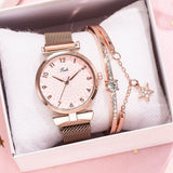 Buy Elegant Magnetic Quartz Dress Watches for Her with Bejewelled Star Bracelet and get Free Shipping Australia Wide |  | Buy Confidently from Smart Sales Australia