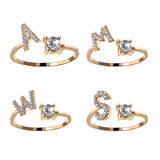Buy A-Z Letter Adjustable Opening Rings For Women and get Free Shipping Australia Wide |  | Buy Confidently from Smart Sales Australia