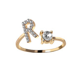 Buy A-Z Letter Adjustable Opening Rings For Women and get Free Shipping Australia Wide |  | Buy Confidently from Smart Sales Australia