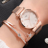 Buy Elegant Magnetic Quartz Dress Watches for Her with Bejewelled Star Bracelet and get Free Shipping Australia Wide |  | Buy Confidently from Smart Sales Australia