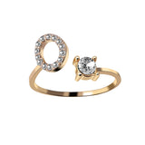 Buy A-Z Letter Adjustable Opening Rings For Women and get Free Shipping Australia Wide |  | Buy Confidently from Smart Sales Australia