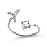Buy A-Z Letter Adjustable Opening Rings For Women and get Free Shipping Australia Wide |  | Buy Confidently from Smart Sales Australia