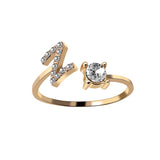 Buy A-Z Letter Adjustable Opening Rings For Women and get Free Shipping Australia Wide |  | Buy Confidently from Smart Sales Australia