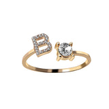 Buy A-Z Letter Adjustable Opening Rings For Women and get Free Shipping Australia Wide |  | Buy Confidently from Smart Sales Australia