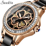 Buy SUNKTA Women's Dress 4 Leaf Clover Wristwatch and get Free Shipping Australia Wide |  | Buy Confidently from Smart Sales Australia