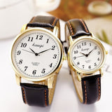 Buy Hot Sale Classic Lovers Watches Men Women Casual Leather Strap Quartz Boy Girl Pair Wristwatch Couple Watch Gift High Quality and get Free Shipping Australia Wide |  | Buy Confidently from Smart Sales Australia