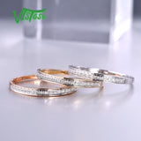 Buy VISTOSO Genuine 14K White/Yellow/Rose Gold Rings For Her and get Free Shipping Australia Wide |  | Buy Confidently from Smart Sales Australia