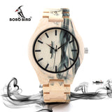Buy BOBO BIRD White Wood Naturally Crafted Watch for Him and get Free Shipping Australia Wide |  | Buy Confidently from Smart Sales Australia
