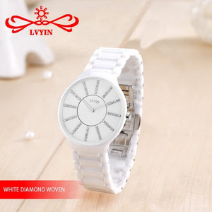 Buy LVYIN Cute Ceramic Couple Watches in Pure White and get Free Shipping Australia Wide |  | Buy Confidently from Smart Sales Australia