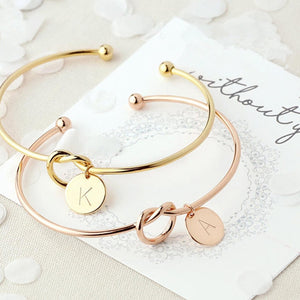 Buy Stunning Gold/ Silver/ Rose Bracelet with Initials for Her and get Free Shipping Australia Wide |  | Buy Confidently from Smart Sales Australia