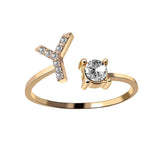 Buy A-Z Letter Adjustable Opening Rings For Women and get Free Shipping Australia Wide |  | Buy Confidently from Smart Sales Australia