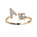 Buy A-Z Letter Adjustable Opening Rings For Women and get Free Shipping Australia Wide |  | Buy Confidently from Smart Sales Australia