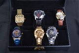 Buy Genuine Leather 10 Slots Portable Black Watch Box and get Free Shipping Australia Wide |  | Buy Confidently from Smart Sales Australia