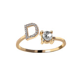 Buy A-Z Letter Adjustable Opening Rings For Women and get Free Shipping Australia Wide |  | Buy Confidently from Smart Sales Australia