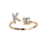 Buy A-Z Letter Adjustable Opening Rings For Women and get Free Shipping Australia Wide |  | Buy Confidently from Smart Sales Australia