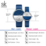 Buy ShengKe LEather Strapped Half & Half Watches for Him and for Her and get Free Shipping Australia Wide |  | Buy Confidently from Smart Sales Australia