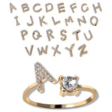 Buy A-Z Letter Adjustable Opening Rings For Women and get Free Shipping Australia Wide |  | Buy Confidently from Smart Sales Australia