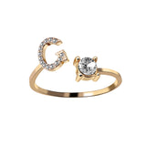 Buy A-Z Letter Adjustable Opening Rings For Women and get Free Shipping Australia Wide |  | Buy Confidently from Smart Sales Australia