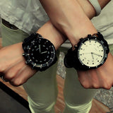 Buy New Large Dial Unisex Sports Couples Watches with Genuine Leather Band and get Free Shipping Australia Wide |  | Buy Confidently from Smart Sales Australia
