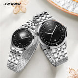 Buy SINOBI Couples Quartz Steel Band Watches and get Free Shipping Australia Wide |  | Buy Confidently from Smart Sales Australia