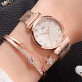 Buy Elegant Magnetic Quartz Dress Watches for Her with Bejewelled Star Bracelet and get Free Shipping Australia Wide |  | Buy Confidently from Smart Sales Australia