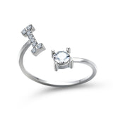 Buy A-Z Letter Adjustable Opening Rings For Women and get Free Shipping Australia Wide |  | Buy Confidently from Smart Sales Australia