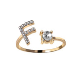 Buy A-Z Letter Adjustable Opening Rings For Women and get Free Shipping Australia Wide |  | Buy Confidently from Smart Sales Australia