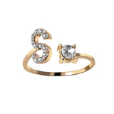 Buy A-Z Letter Adjustable Opening Rings For Women and get Free Shipping Australia Wide |  | Buy Confidently from Smart Sales Australia