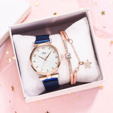 Buy Elegant Magnetic Quartz Dress Watches for Her with Bejewelled Star Bracelet and get Free Shipping Australia Wide |  | Buy Confidently from Smart Sales Australia