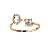 Buy A-Z Letter Adjustable Opening Rings For Women and get Free Shipping Australia Wide |  | Buy Confidently from Smart Sales Australia