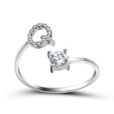 Buy A-Z Letter Adjustable Opening Rings For Women and get Free Shipping Australia Wide |  | Buy Confidently from Smart Sales Australia