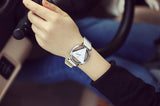 Buy Stylish Hollow Triangle Black & White Wrist Watches for Her and get Free Shipping Australia Wide |  | Buy Confidently from Smart Sales Australia
