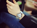 Buy Stylish Hollow Triangle Black & White Wrist Watches for Her and get Free Shipping Australia Wide |  | Buy Confidently from Smart Sales Australia