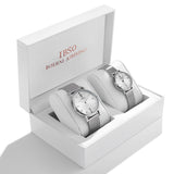 Buy IBSO New Couples Genuine Leather Strap Watch Set and get Free Shipping Australia Wide |  | Buy Confidently from Smart Sales Australia