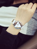 Buy Stylish Hollow Triangle Black & White Wrist Watches for Her and get Free Shipping Australia Wide |  | Buy Confidently from Smart Sales Australia