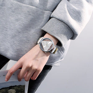 Buy Stylish Hollow Triangle Black & White Wrist Watches for Her and get Free Shipping Australia Wide |  | Buy Confidently from Smart Sales Australia