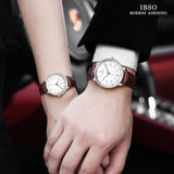 Buy IBSO New Couples Genuine Leather Strap Watch Set and get Free Shipping Australia Wide |  | Buy Confidently from Smart Sales Australia