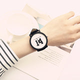 Buy Black 13 & White 14 Large Dial Minimalist Watches For Him and for Her and get Free Shipping Australia Wide |  | Buy Confidently from Smart Sales Australia