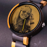 Buy Customisable Print Photo Wooden Watches Couples Gift With Box and get Free Shipping Australia Wide | Wooden Watch | Buy Confidently from Smart Sales Australia