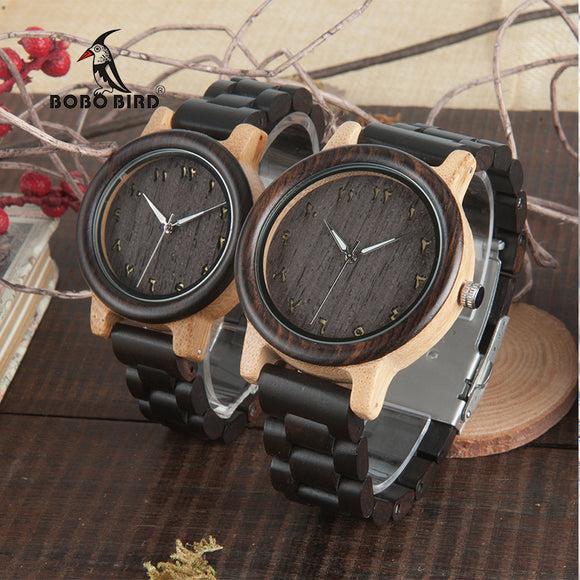 Buy 100% Natural Wooden Charcoal Style Couples Watches and get Free Shipping Australia Wide | Wooden Watch | Buy Confidently from Smart Sales Australia