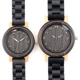 Buy 100% Natural Wooden Charcoal Style Couples Watches and get Free Shipping Australia Wide | Wooden Watch | Buy Confidently from Smart Sales Australia